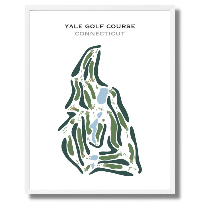 Yale Golf Course, Connecticut - Printed Golf Course