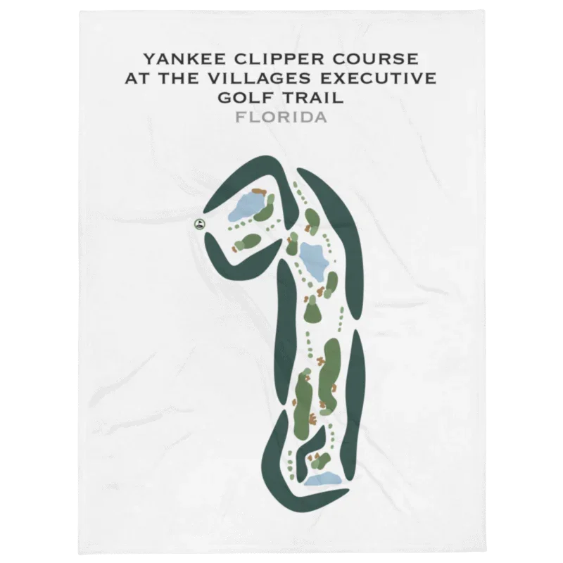 Yankee Clipper Course at The Villages Executive Golf Trail, Florida - Printed Golf Courses