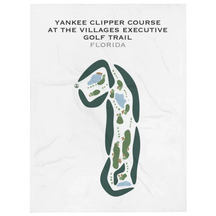 Yankee Clipper Course at The Villages Executive Golf Trail, Florida - Printed Golf Courses