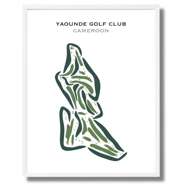 Yaounde Golf Club, Cameroon - Printed Golf Courses