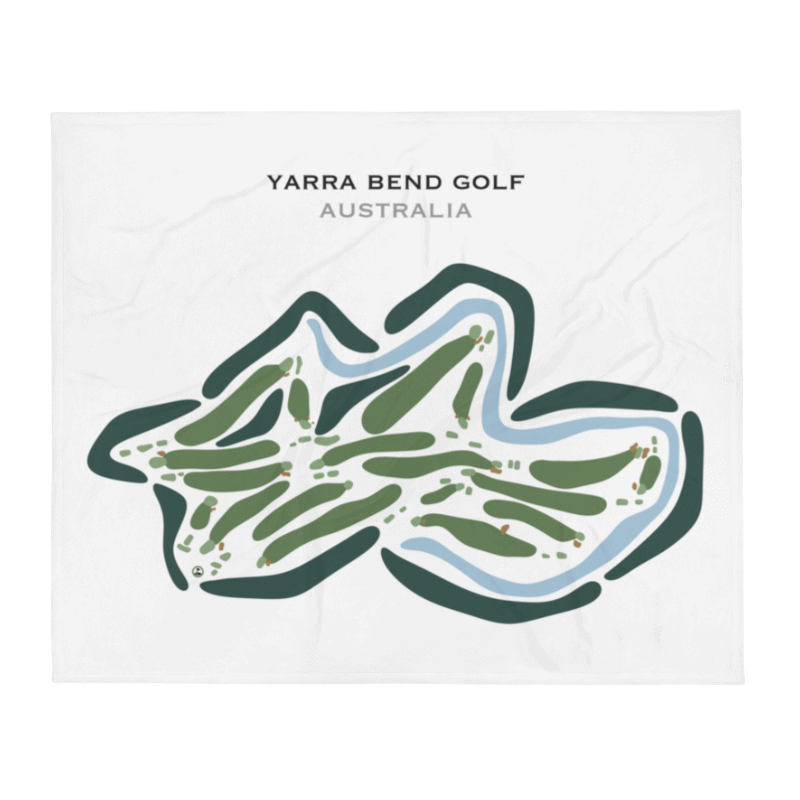 Yarra Bend Golf Course, Melbourne, Australia - Printed Golf Courses