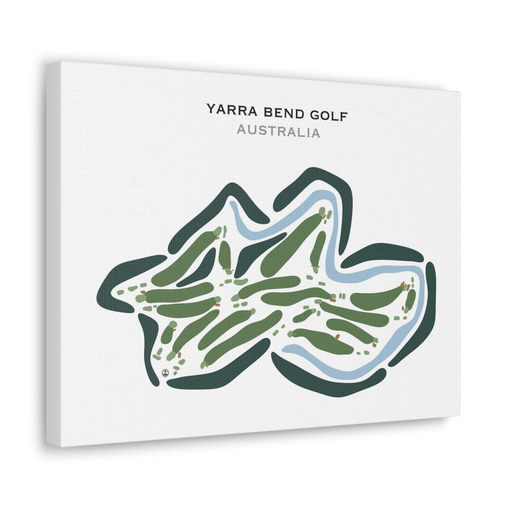 Yarra Bend Golf Course, Melbourne, Australia - Printed Golf Courses