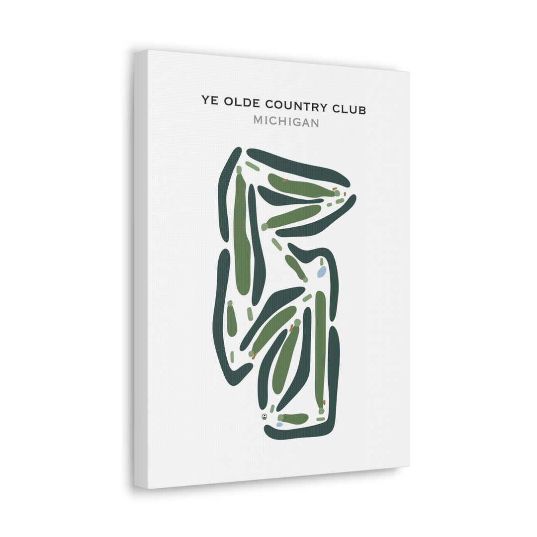 Ye Olde Country Club, Michigan - Printed Golf Courses