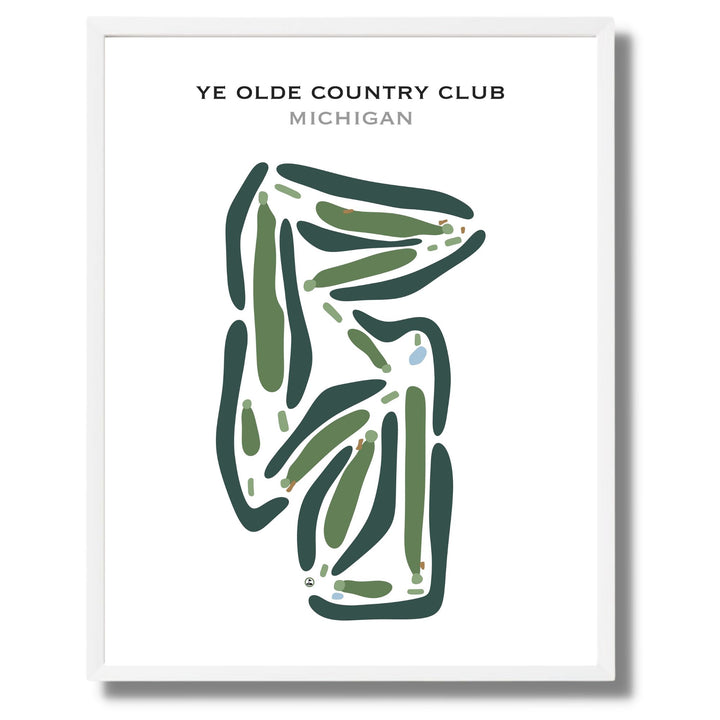 Ye Olde Country Club, Michigan - Printed Golf Courses