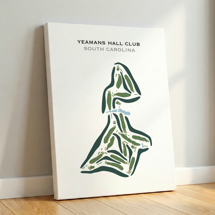 Yeamans Hall Club, South Carolina - Printed Golf Courses