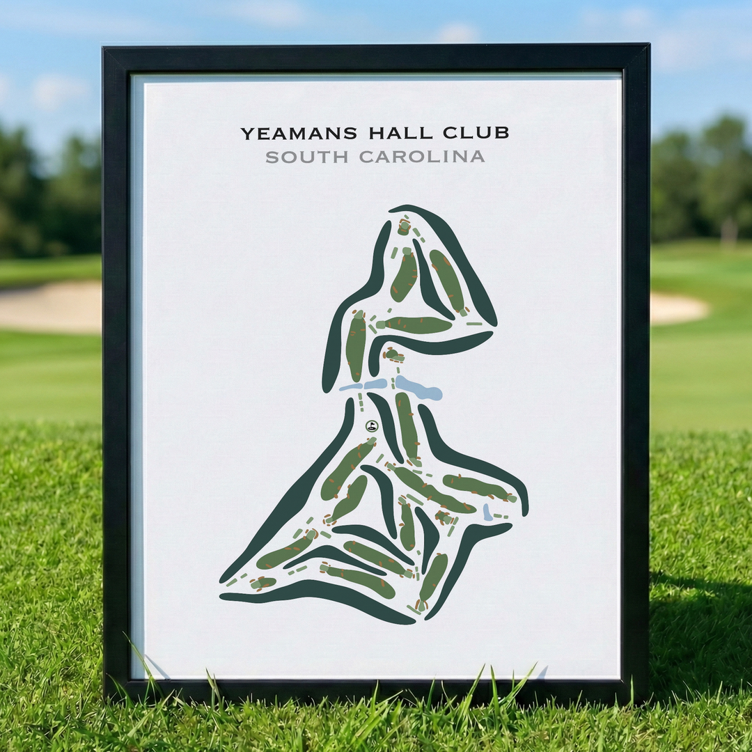 Yeamans Hall Club, South Carolina - Printed Golf Courses