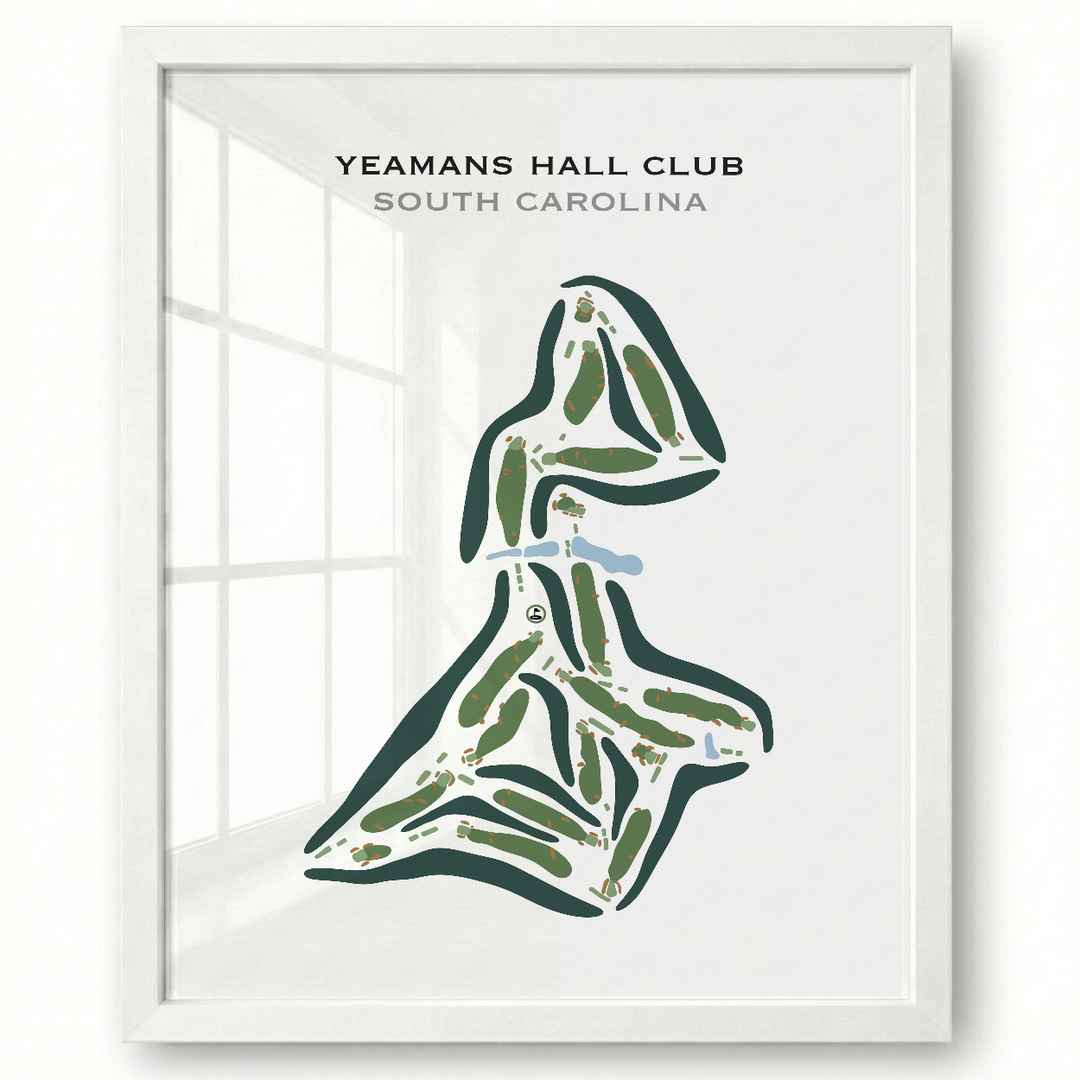 Yeamans Hall Club, South Carolina - Printed Golf Courses