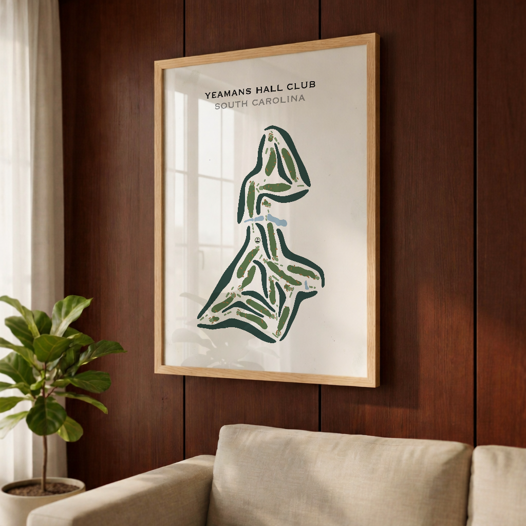 Yeamans Hall Club, South Carolina - Printed Golf Courses