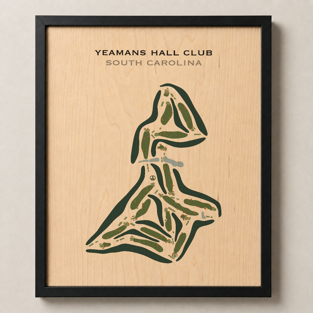 Yeamans Hall Club, South Carolina - Printed Golf Courses