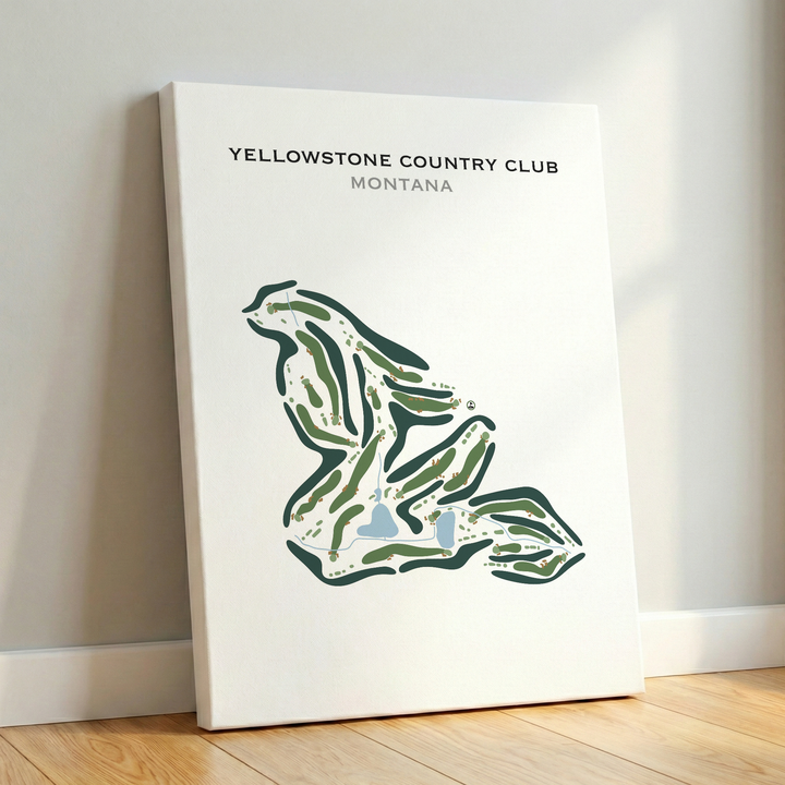 Yellowstone Country Club, Montana - Printed Golf Course
