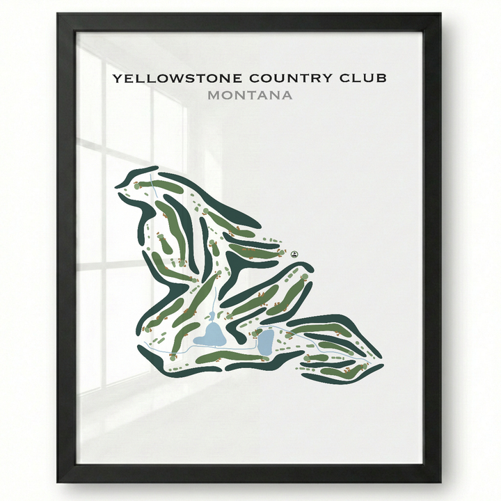 Yellowstone Country Club, Montana - Printed Golf Course