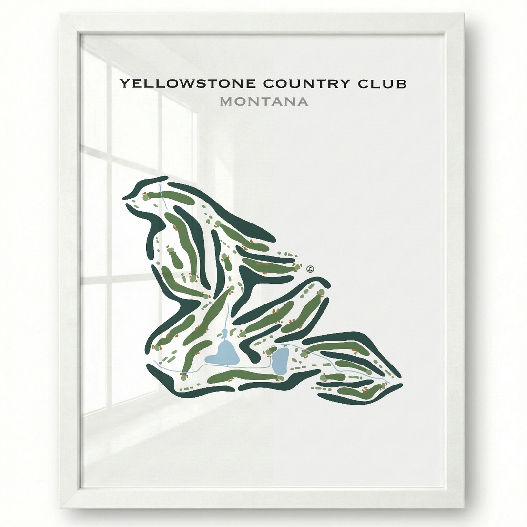 Yellowstone Country Club, Montana - Printed Golf Course