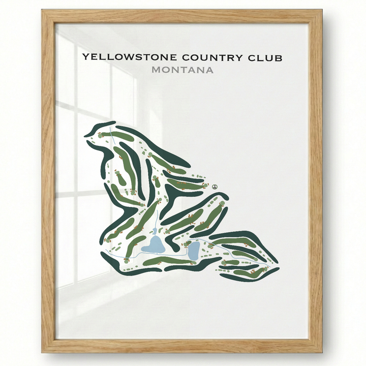 Yellowstone Country Club, Montana - Printed Golf Course