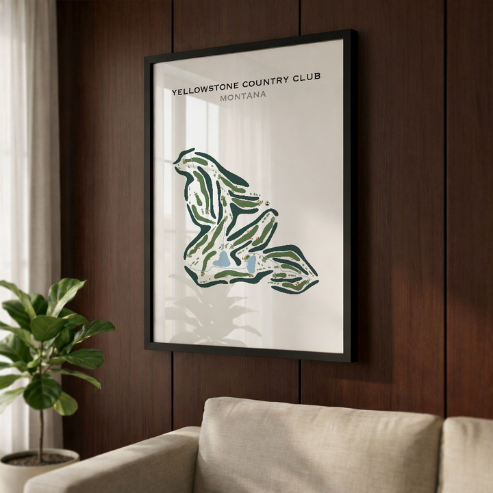 Yellowstone Country Club, Montana - Printed Golf Course