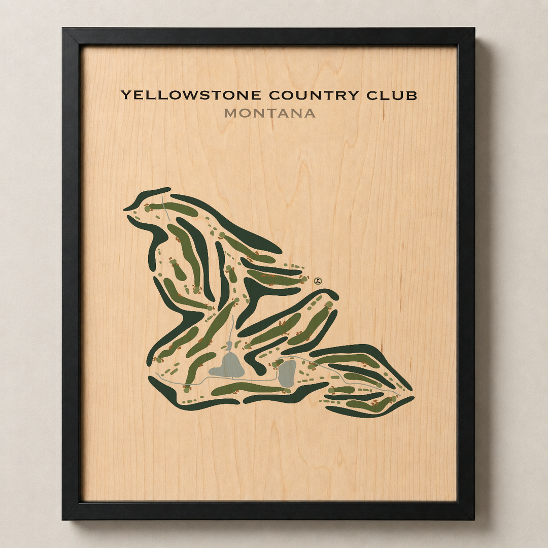 Yellowstone Country Club, Montana - Printed Golf Course