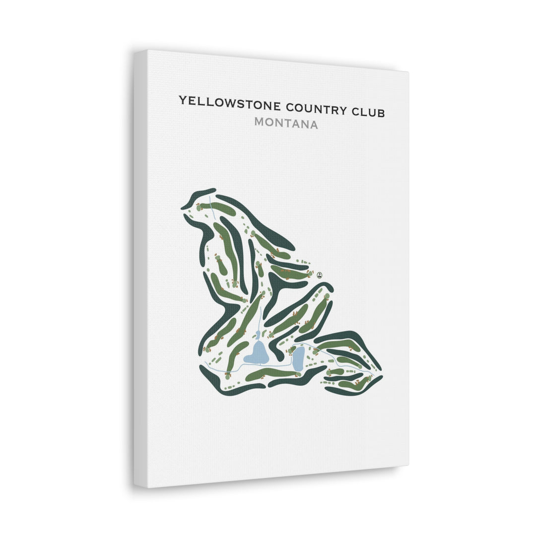 Yellowstone Country Club, Montana - Printed Golf Course