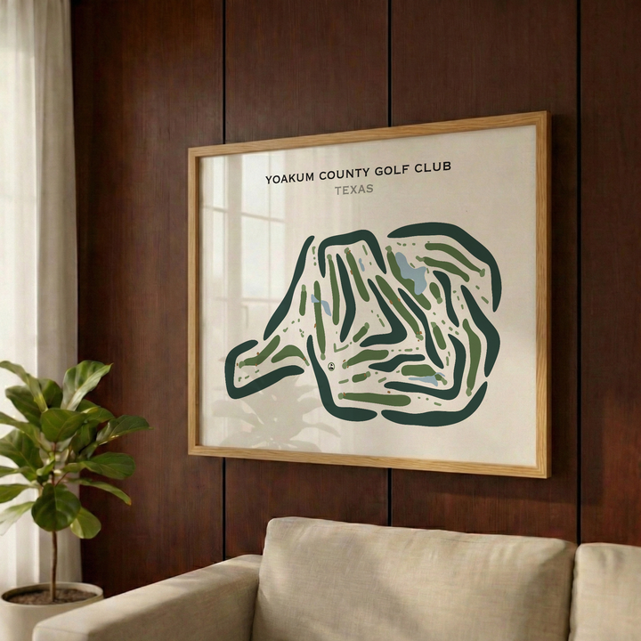 Yoakum County Golf Club, Texas - Printed Golf Courses