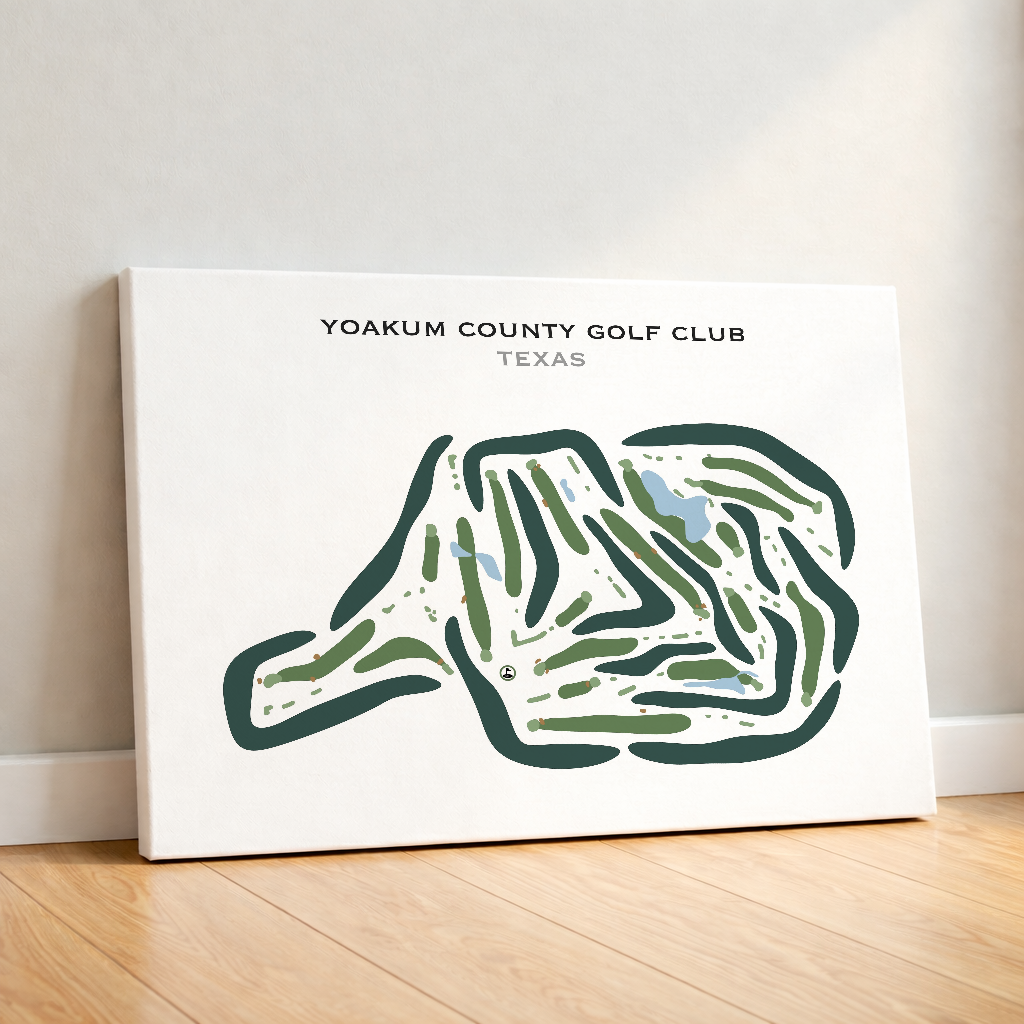 Yoakum County Golf Club, Texas - Printed Golf Courses