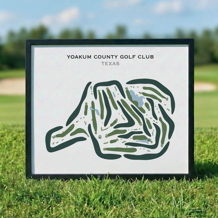 Yoakum County Golf Club, Texas - Printed Golf Courses