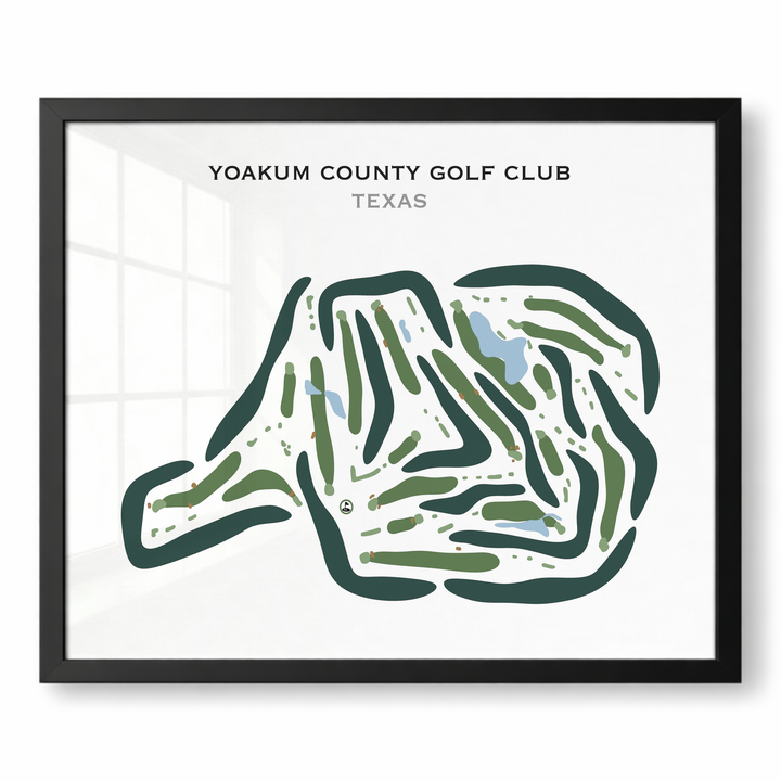 Yoakum County Golf Club, Texas - Printed Golf Courses