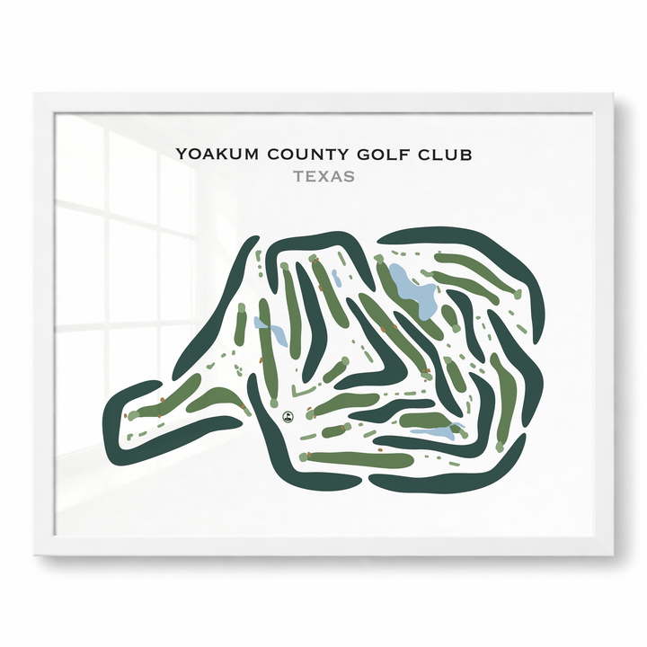 Yoakum County Golf Club, Texas - Printed Golf Courses