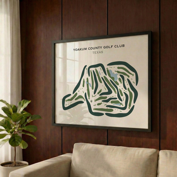Yoakum County Golf Club, Texas - Printed Golf Courses