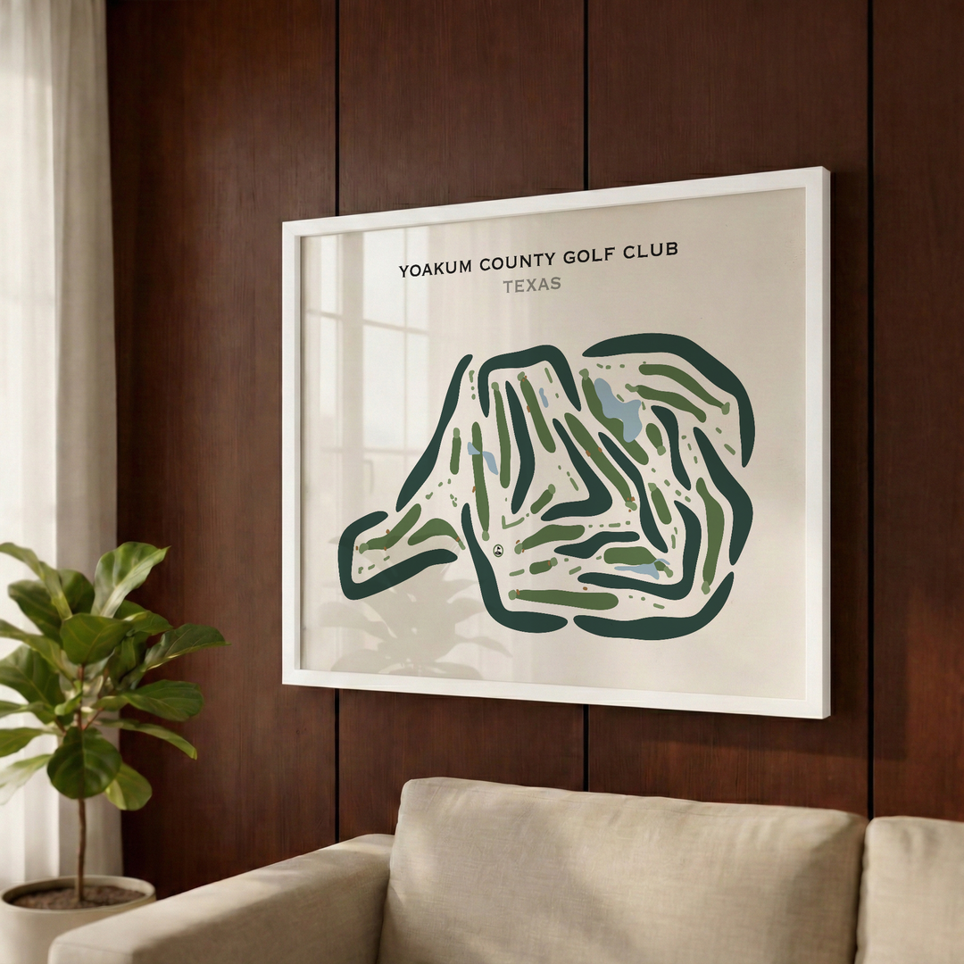 Yoakum County Golf Club, Texas - Printed Golf Courses