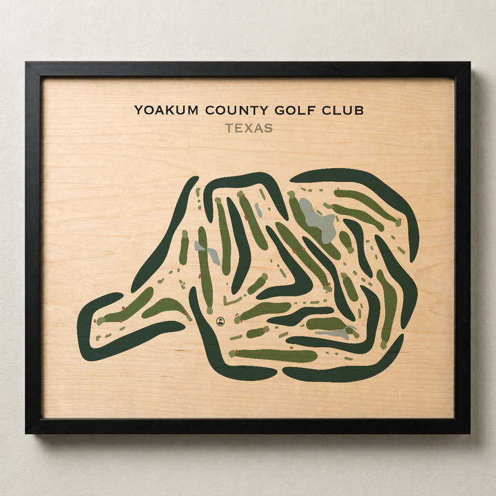 Yoakum County Golf Club, Texas - Printed Golf Courses