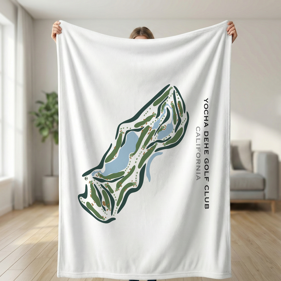 Yocha Dehe Golf Club, California - Printed Golf Courses
