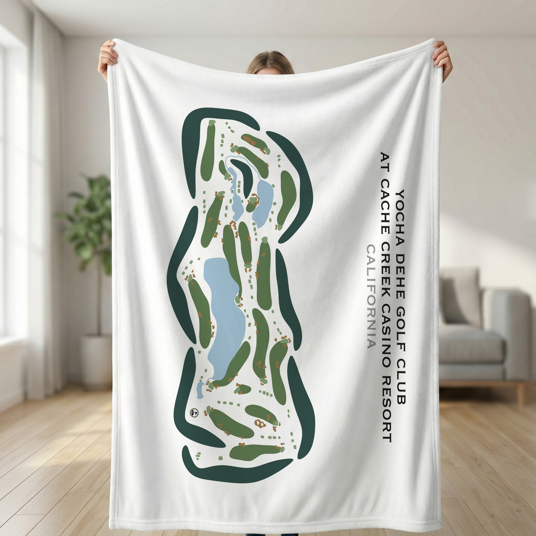 Yocha Dehe Golf Club at Cache Creek Casino Resort, California - Printed Golf Courses