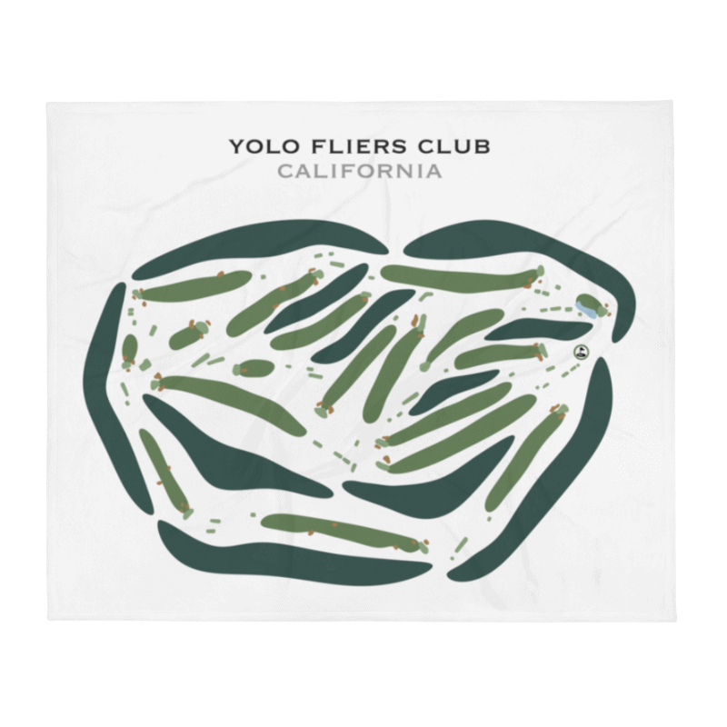 Yolo Fliers Club, California - Printed Golf Courses