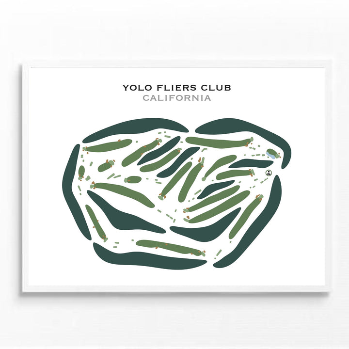 Yolo Fliers Club, California - Printed Golf Courses