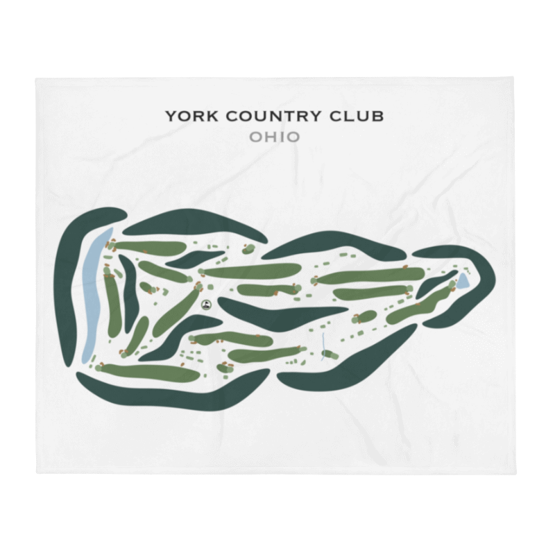 York Country Club, Ohio - Printed Golf Courses