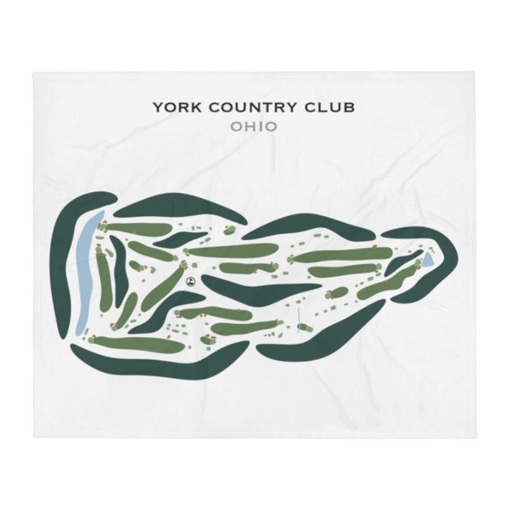 York Country Club, Ohio - Printed Golf Courses