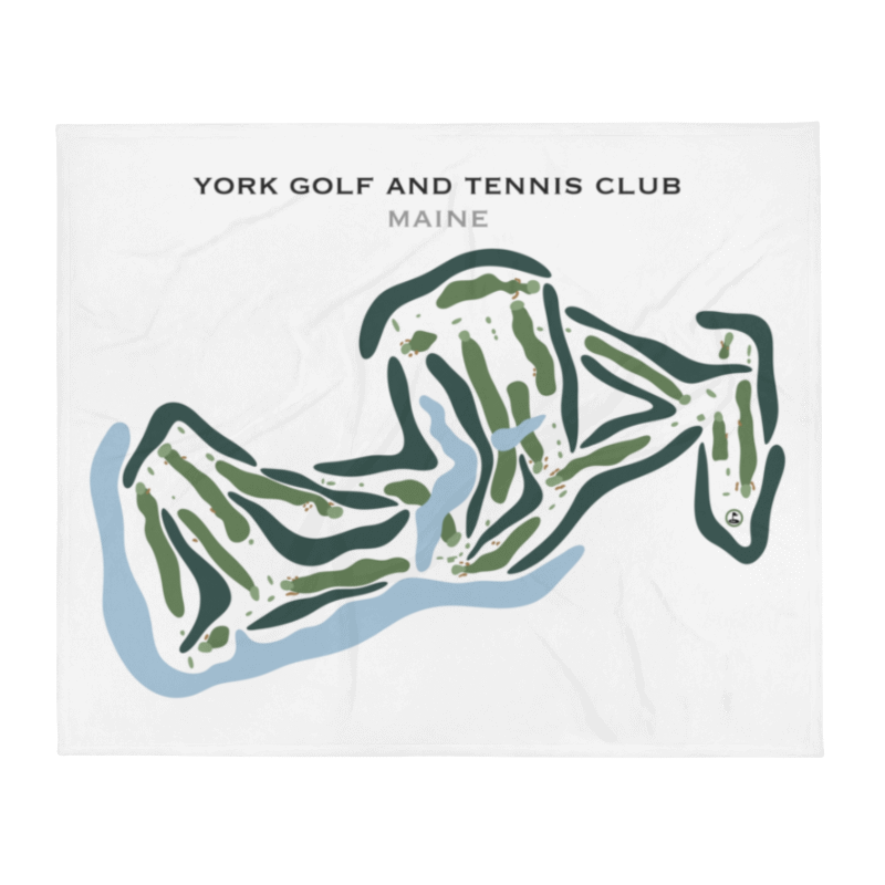 York Golf & Tennis Club, Maine - Printed Golf Courses