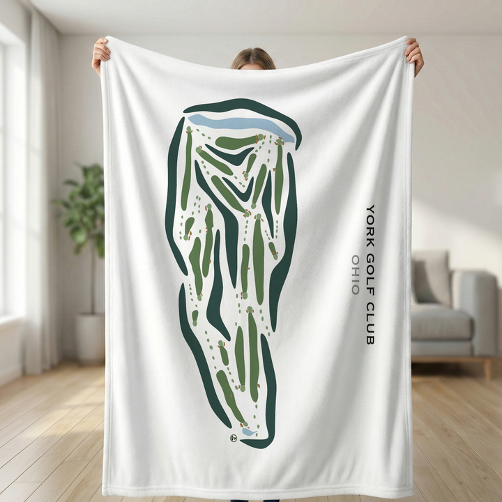 York Golf Club, Ohio - Printed Golf Courses