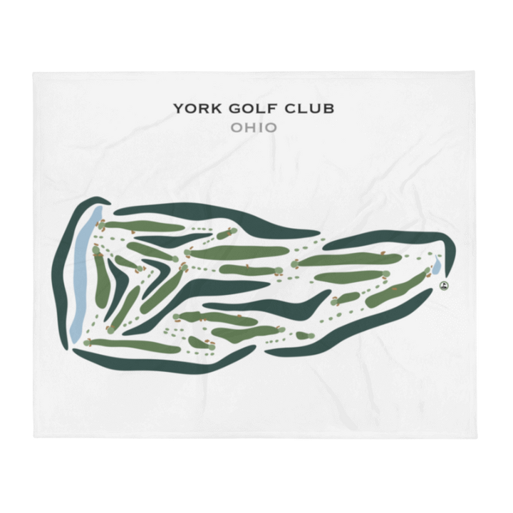 York Golf Club, Ohio - Printed Golf Courses