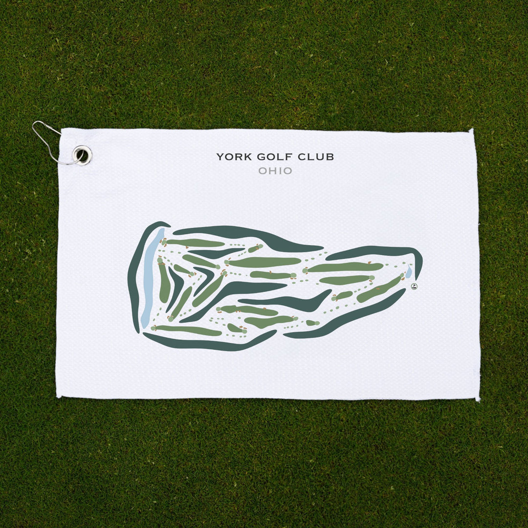 York Golf Club, Ohio - Printed Golf Courses