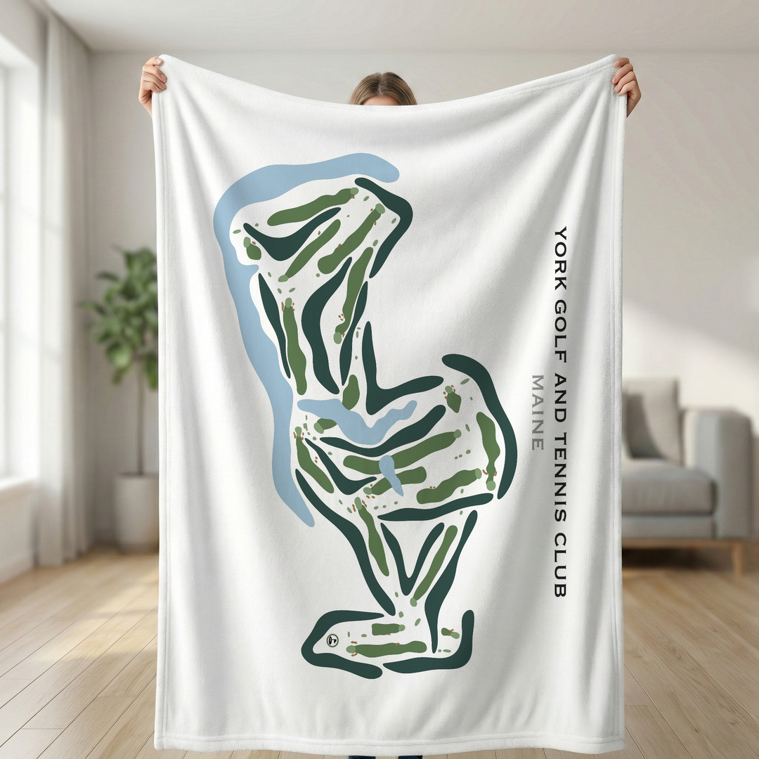 York Golf & Tennis Club, Maine - Printed Golf Courses