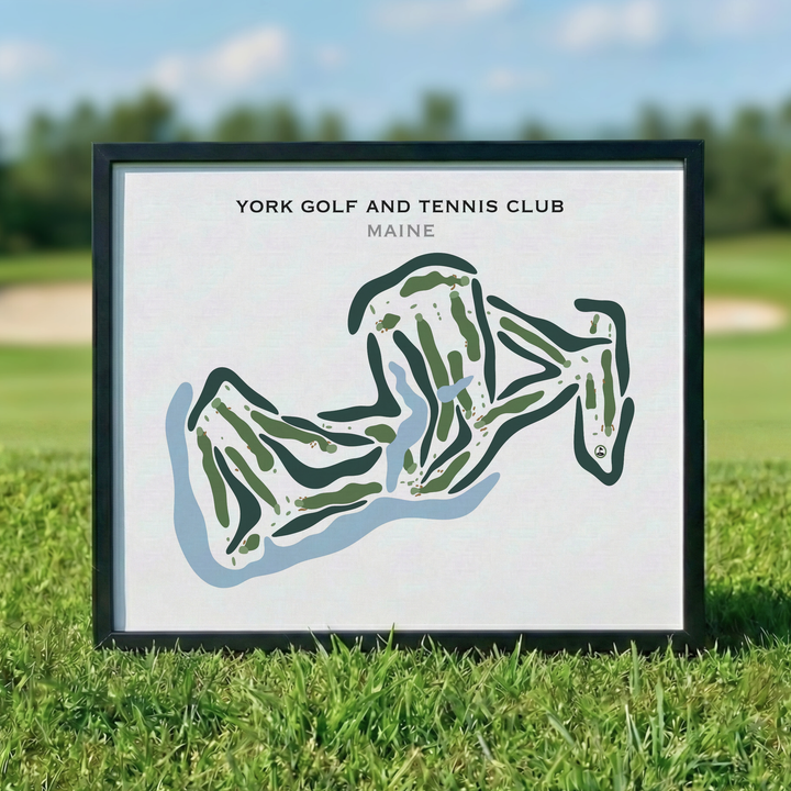York Golf & Tennis Club, Maine - Printed Golf Courses