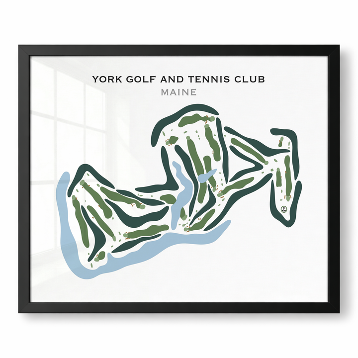 York Golf & Tennis Club, Maine - Printed Golf Courses