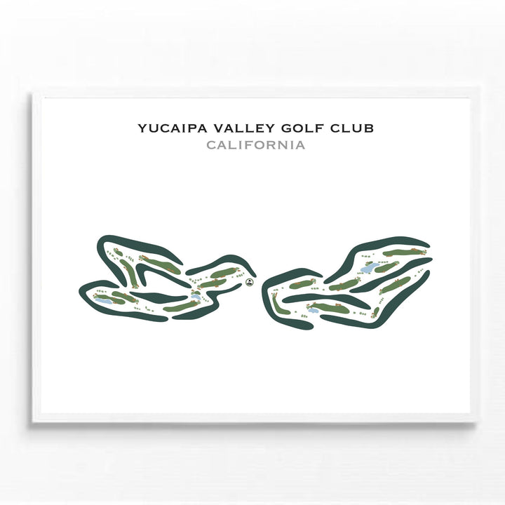 Yucaipa Valley Golf Club, California - Printed Golf Courses