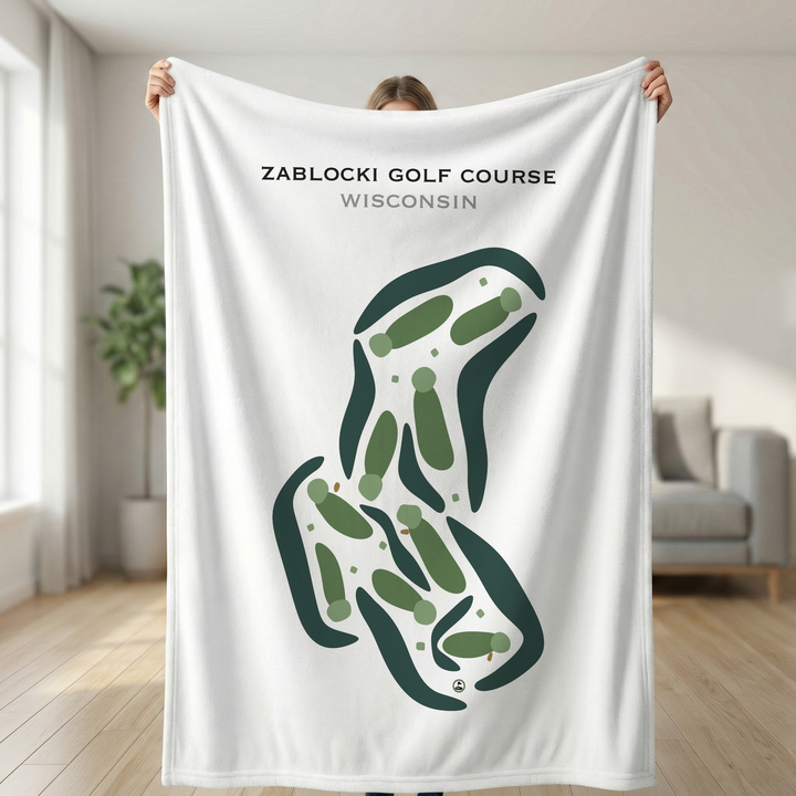 Zablocki Golf Course, Wisconsin - Printed Golf Courses