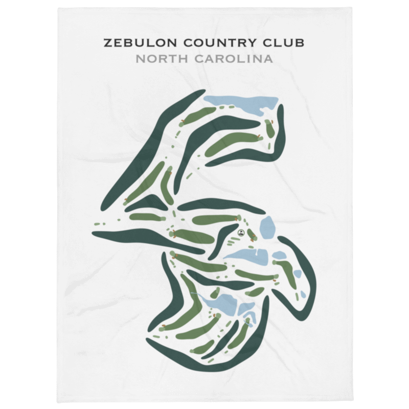 Zebulon Country Club, North Carolina - Printed Golf Courses