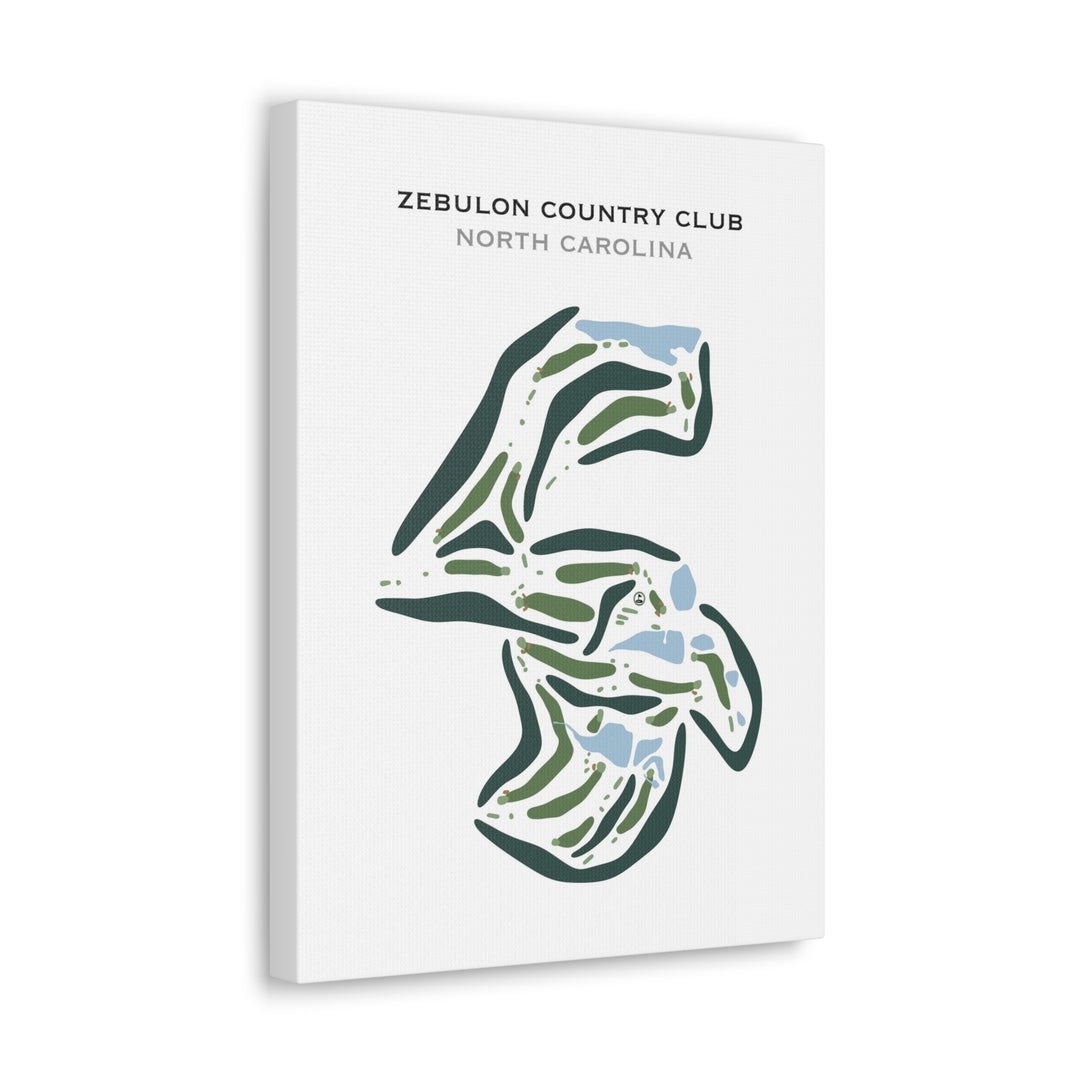 Zebulon Country Club, North Carolina - Printed Golf Courses