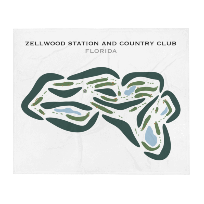 Zellwood Station & Country Club, Florida - Printed Golf Courses