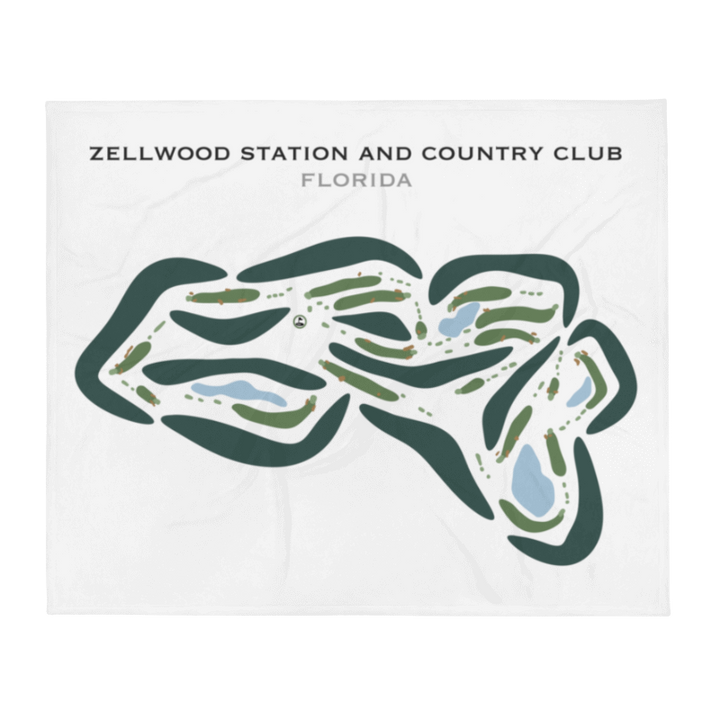 Zellwood Station & Country Club, Florida - Printed Golf Courses