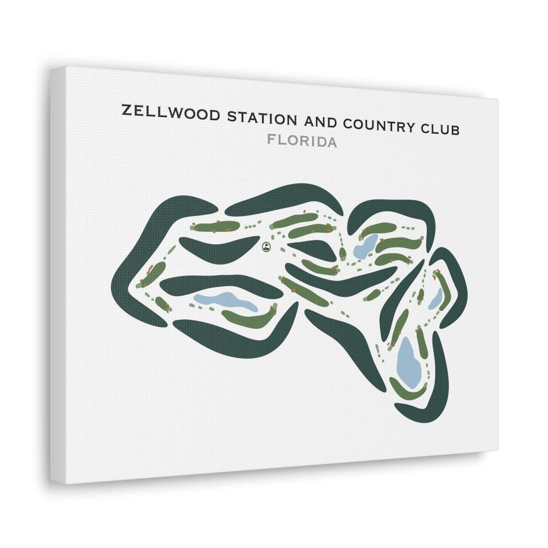 Zellwood Station & Country Club, Florida - Printed Golf Courses