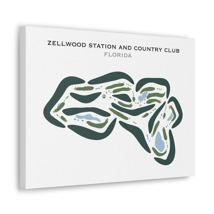 Zellwood Station & Country Club, Florida - Printed Golf Courses
