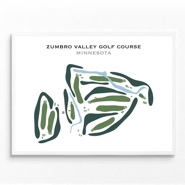 Zumbro Valley Golf Course, Minnesota - Printed Golf Courses